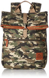 Buxton Men's Expedition II Huntington Gear Fold - over Canvas Backpack, Camo, One Size
