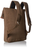 Buxton Men's Expedition II Huntington Gear Fold - over Canvas Backpack, Olive, One Size