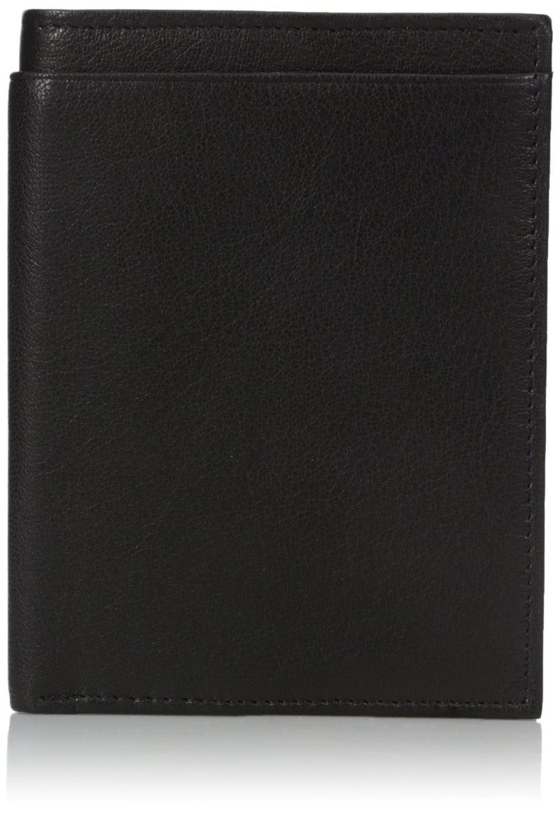 Buxton Men's RFID Blocking Passport Wallet, Black, One Size