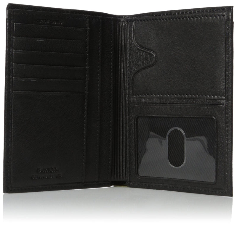 Buxton Men's RFID Blocking Passport Wallet, Black, One Size