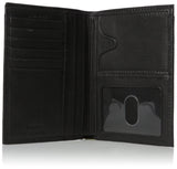 Buxton Men's RFID Blocking Passport Wallet, Black, One Size