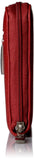 Buxton Roma Zip - Around Organizer Clutch, Dark Red