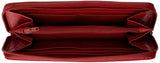 Buxton Roma Zip - Around Organizer Clutch, Dark Red