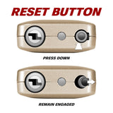 BV TSA Accepted Luggage Travel Lock, Set - Your - Own Combination Lock for School Gym Locker, Luggage Suitcase Baggage Locks, Filing Cabinets, Toolbox, Case (Champagne Gold, 2 Pack)