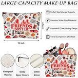 Byqone Stranger Merch Thing Makeup Bag, Friendship Gifts Friends Don't Lie Makeup Zipper Pouch Bag for Fans Birthday