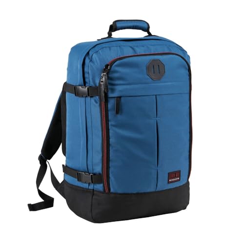 Cabin Max Metz 44L Travel Backpack Carry on Luggage Sized 55x40x20cm (22x16x8) Lightweight (Navajo Blue) | Backpacks4Less