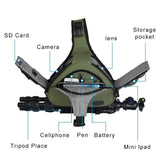 CADeN Camera Bag Sling Backpack Camera Case Waterproof with Rain Cover Tripod Holder, Compatible for DSLR/SLR Mirrorless Cameras (Canon Nikon Sony Pentax) and Accessories Green