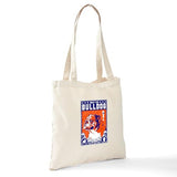 CafePress Obey The English Bulldog Tote Bag Reusable Natural Beige Canvas Shopping Bag
