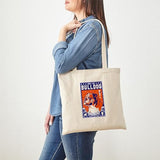 CafePress Obey The English Bulldog Tote Bag Reusable Natural Beige Canvas Shopping Bag