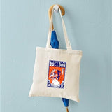 CafePress Obey The English Bulldog Tote Bag Reusable Natural Beige Canvas Shopping Bag