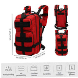 CAKEEYUM Camping Backpack Large Capacity Waterproof Oxford Fabric Hiking Backpack with Multi - Pockets for Exploring Hiking Hunting Camping, Packable, Rucking, Hi