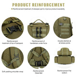 CALUOMATT Large Military Tactical Backpack for Men, 40 - 50L Backpacks for Women, Bug out Bag Army 3 Days Pack Bags Rucksack with Molle System Green