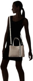 Calvin Klein Adeline Triple Compartment Satchel, Almond/Taupe/Cherub White