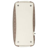 Calvin Klein Adeline Triple Compartment Satchel, Almond/Taupe/Cherub White