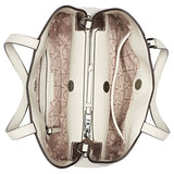 Calvin Klein Adeline Triple Compartment Satchel, Almond/Taupe/Cherub White