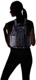 Calvin Klein Athleisure Dressy Nylon/cire Backpack, Black/White Tweed Print