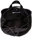 Calvin Klein Athleisure Dressy Nylon/cire Backpack, Black/White Tweed Print