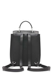 Calvin Klein Clove Triple Compartment Flap Backpack, Black/Silver, One Size