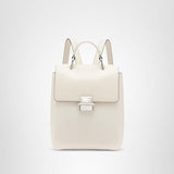 Calvin Klein Clove Triple Compartment Flap Backpack, Cherub White, One Size