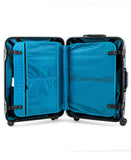 Calvin Klein Fulton 2.0 Hardside Spinner Luggage with TSA Lock, Black, 25 Inch