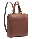 Calvin Klein Hayden Saffiano Leather Backpack, Walnut