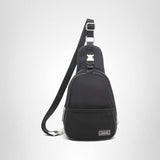 Calvin Klein Jessie Organizational Sling Backpack, Black/Silver, One Size