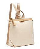 Calvin Klein Lane Nylon Boxy Top Zip Backpack, Sand
