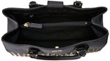 Calvin Klein Leather Embesseled Tote, Black Studded