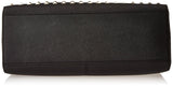 Calvin Klein Leather Embesseled Tote, Black Studded