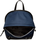Calvin Klein Lisa Nylon Front Zipper Pocket Backpack, navy combo