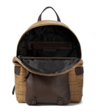 Calvin Klein Maya Backpack - Bags for Women - One Slip Pocket - Exterior Back Pocket - Polyester Lining Khaki/Brown/Java One Size One Size