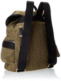 Calvin Klein Nylon Fashion Backpack,Dot Khaki Logo,One Size
