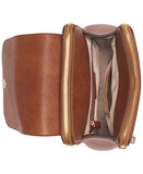 Calvin Klein Reyna Novelty Key Item Flap Backpack, Caramel Combo, One Size