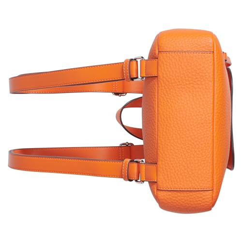 Calvin Klein Reyna Novelty Key Item Flap Backpack, Mandarin, One Size