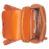 Calvin Klein Reyna Novelty Key Item Flap Backpack, Mandarin, One Size