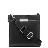 Calvin Klein Soma North/South Messenger Crossbody, Black/Silver, One Size
