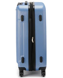 Calvin Klein Women's Hard Side Upright Luggage Spinner Light Weight Suitcase, Forever Blue, Medium