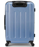 Calvin Klein Women's Hard Side Upright Luggage Spinner Light Weight Suitcase, Forever Blue, Medium