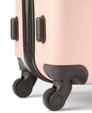 Calvin Klein Women's Hard Side Upright Luggage Spinner Light Weight Suitcase, Mellow Rose, Medium