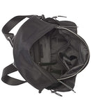 Calvin Klein Women's Jessie Organizational Backpack for Women – Nylon Water - Resistant Backpack, 5 Pockets, Black/Silver, One Size