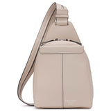 Calvin Klein Women's Myra Backpack for Women – Vegan Leather Convertible Sling Backpack, 2 Pockets, Mushroom, One Size