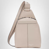 Calvin Klein Women's Myra Backpack for Women – Vegan Leather Convertible Sling Backpack, 2 Pockets, Mushroom, One Size