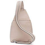 Calvin Klein Women's Myra Backpack for Women – Vegan Leather Convertible Sling Backpack, 2 Pockets, Mushroom, One Size