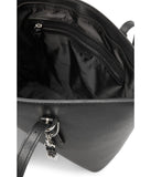 Calvin Klein Women's Serafina Tailored Tote, Black/Silver, Large