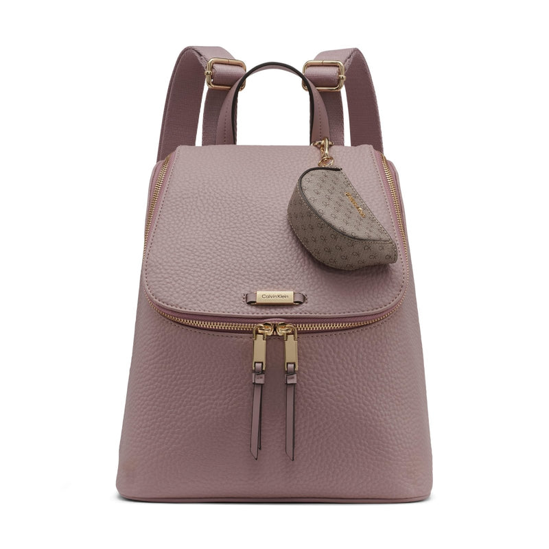 Calvin Klein Zulle Organizational Backpack, Pink Thistle, One Size