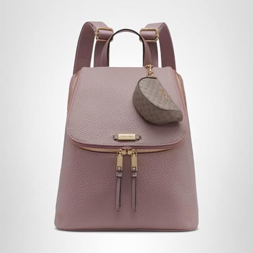 Calvin Klein Zulle Organizational Backpack, Pink Thistle, One Size