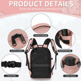 Camera Backpack, Hardshell DSLR Photography Camera Bag with Rain Cover, Waterproof Hard Shell Camera Case with Tripod Holder & 15.6" Laptop Compartment Compatible with Canon/Nikon/Sony/DJI Mavic Drone