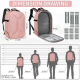 Camera Backpack, Hardshell DSLR Photography Camera Bag with Rain Cover, Waterproof Hard Shell Camera Case with Tripod Holder & 15.6" Laptop Compartment Compatible with Canon/Nikon/Sony/DJI Mavic Drone