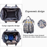 Camo Diaper Bag Backpack Multi - Function Diaper Bag for Baby Care Essentials Waterproof Travel Baby Bag for Mom Dad