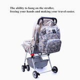 Camo Diaper Bag Backpack Multi - Function Diaper Bag for Baby Care Essentials Waterproof Travel Baby Bag for Mom Dad